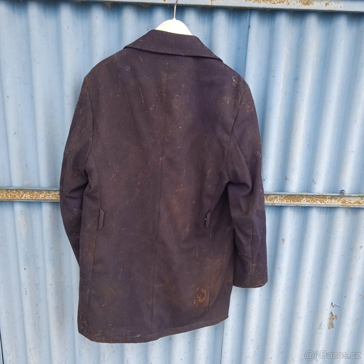 Retro nádražácký kabát. - 3