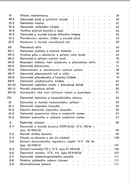 Zetor SUPER 50 dílenská příručka - 3