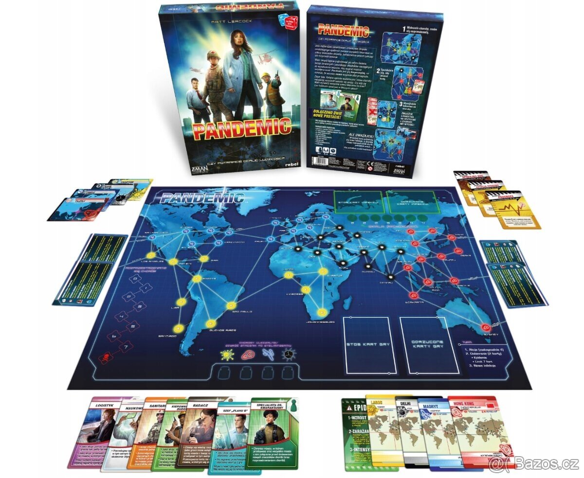 Desková hra Pandemic - jako nová - 3