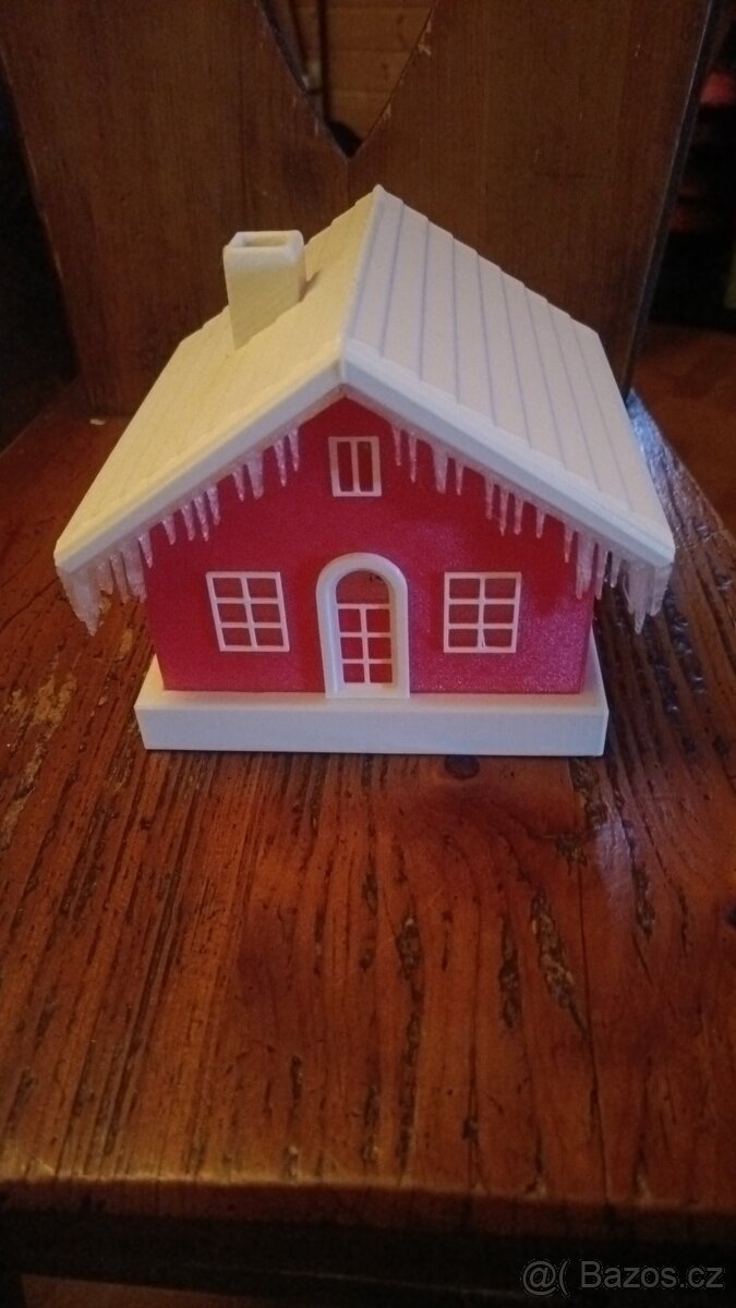 Vánoční Zimní Svítící Domeček - 3