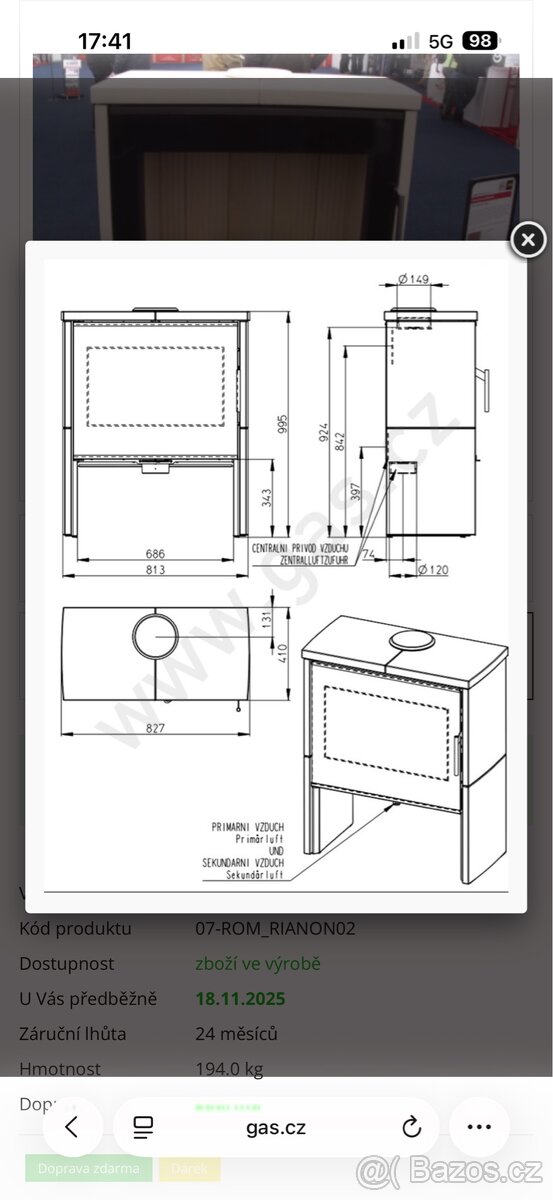 Romotop kamna na dřevo - 3