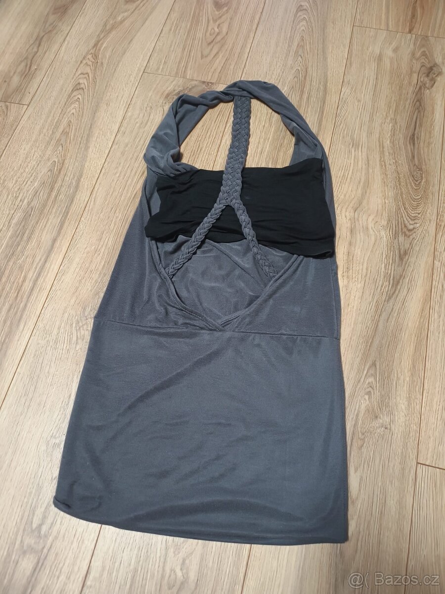 Nový šedý top S - 3