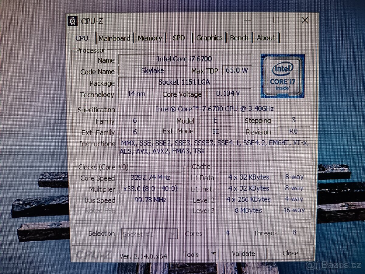 Procesor Intel Core i7-6700 (4C/8T) 3,4 - 4,0 GHz - 3