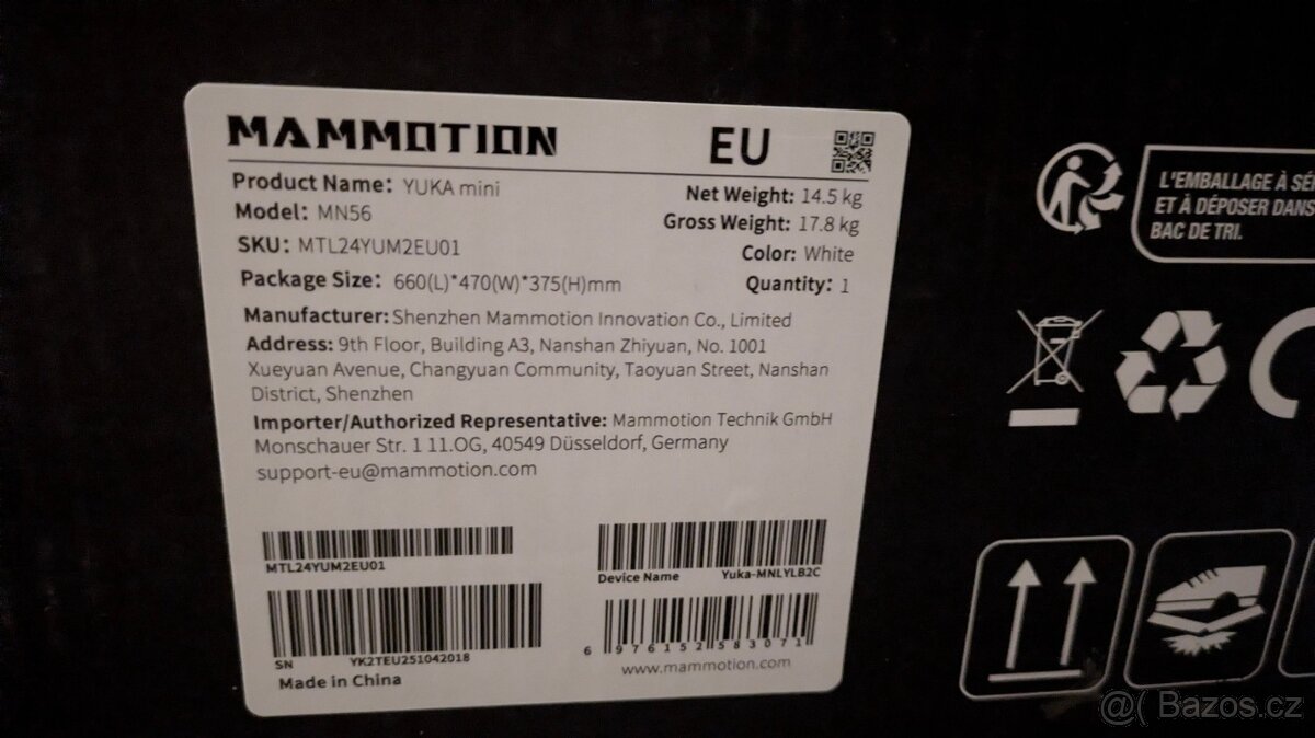 Robotická sekačka Mammotion YUKA mini 600 - 3