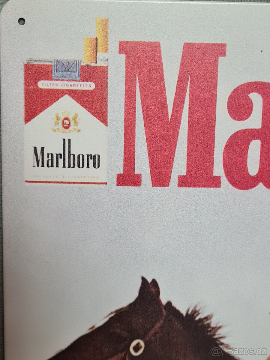 Kovová cedule 40x30 VELKÁ-MARLBORO 3 - 3