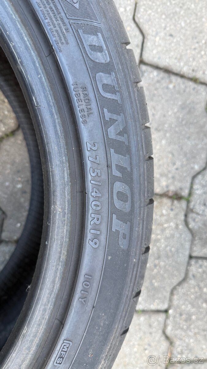 2x letní Dunlop 275/40/19 RSC - 3