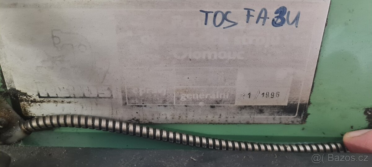 Prodám frézka TOS FA 3 U - 3