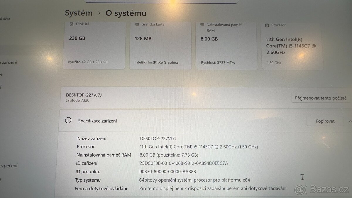 Prodám Dell Latitude 7320 - 3