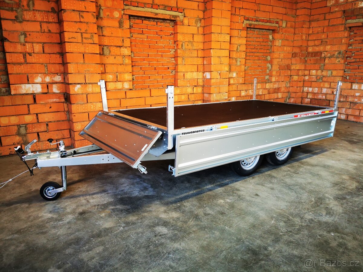 přívěsný vozík 3040 x 1530 x 400 cm - 3
