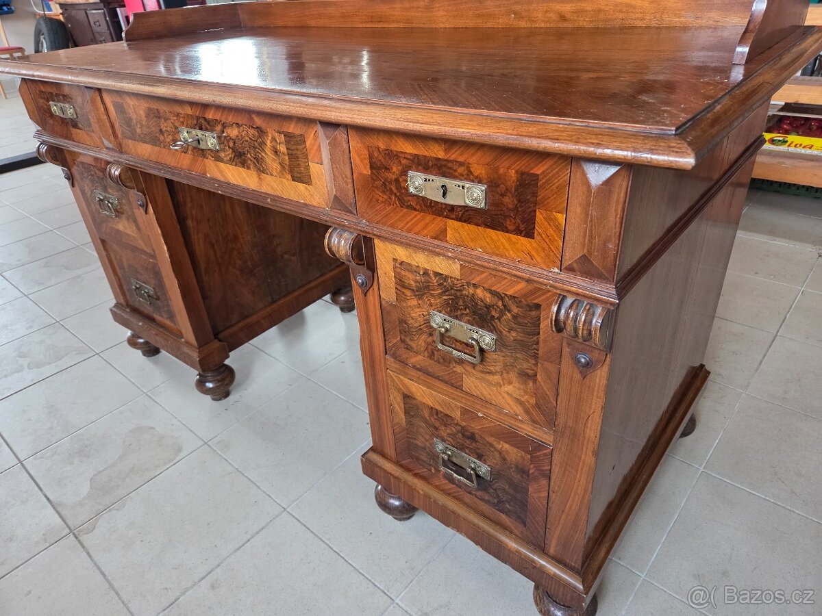 Starožitný psací stůl - 3