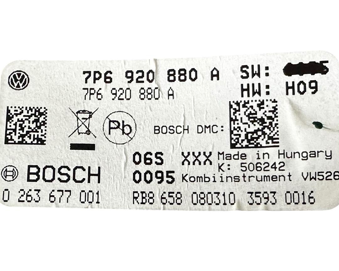 Budíky naftové 7P6920880A VW Touareg 7L facelift r.v. 2011 - 3