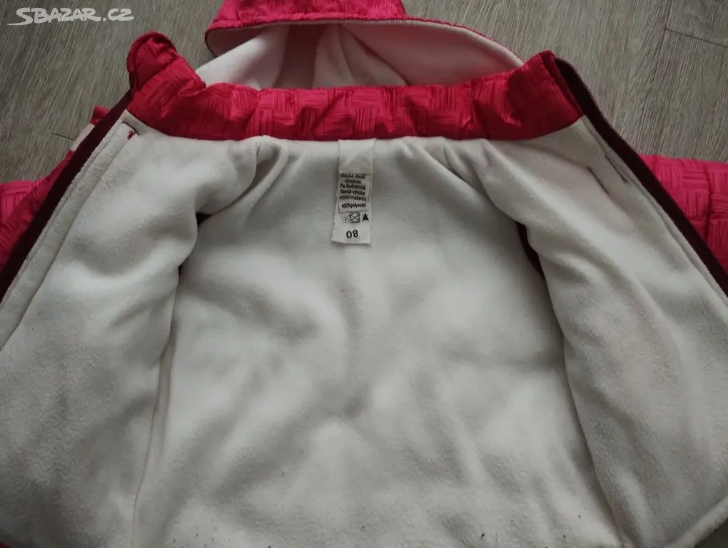 Dívčí zimní bunda (velikost 80) - 3