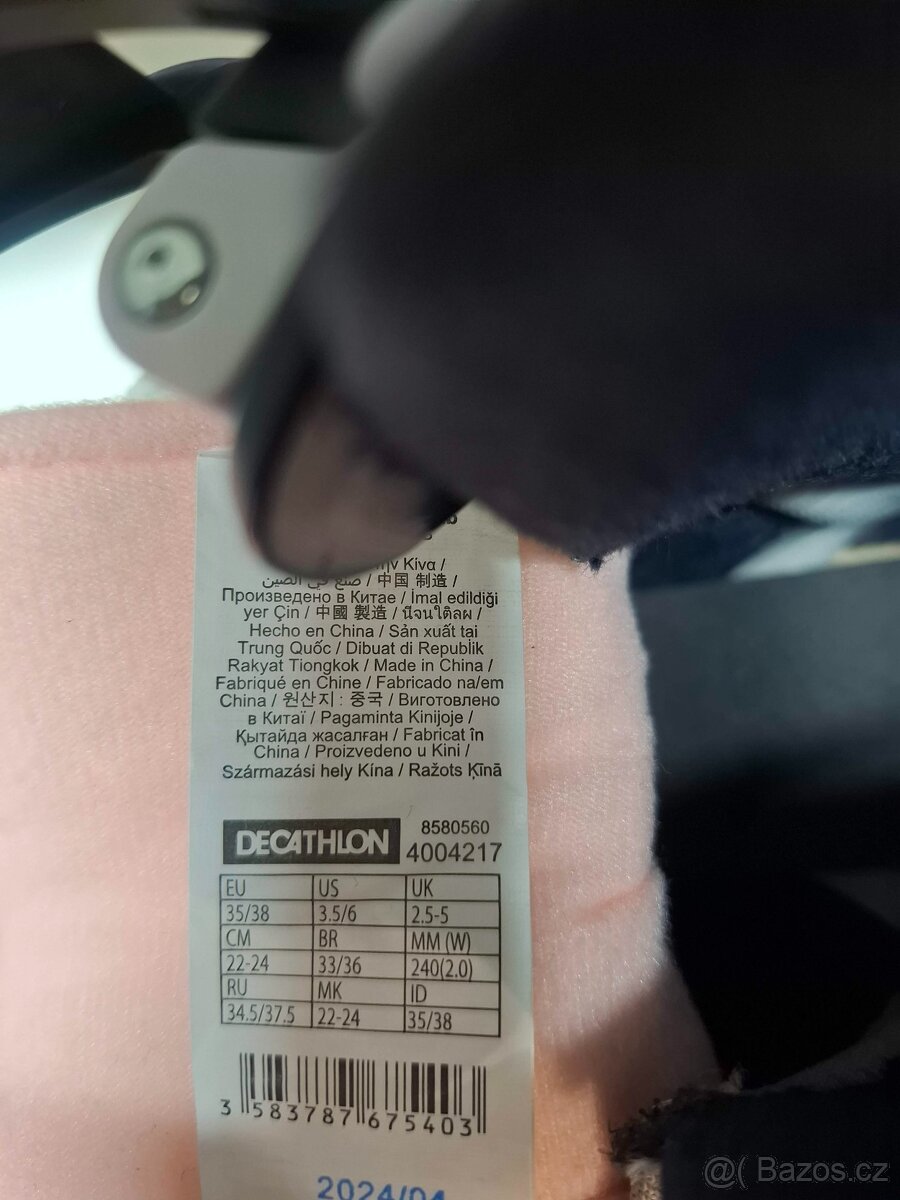 Nové - Oxelo Dětské kolečkové brusle Fit 3 šedé 32/35 - 3