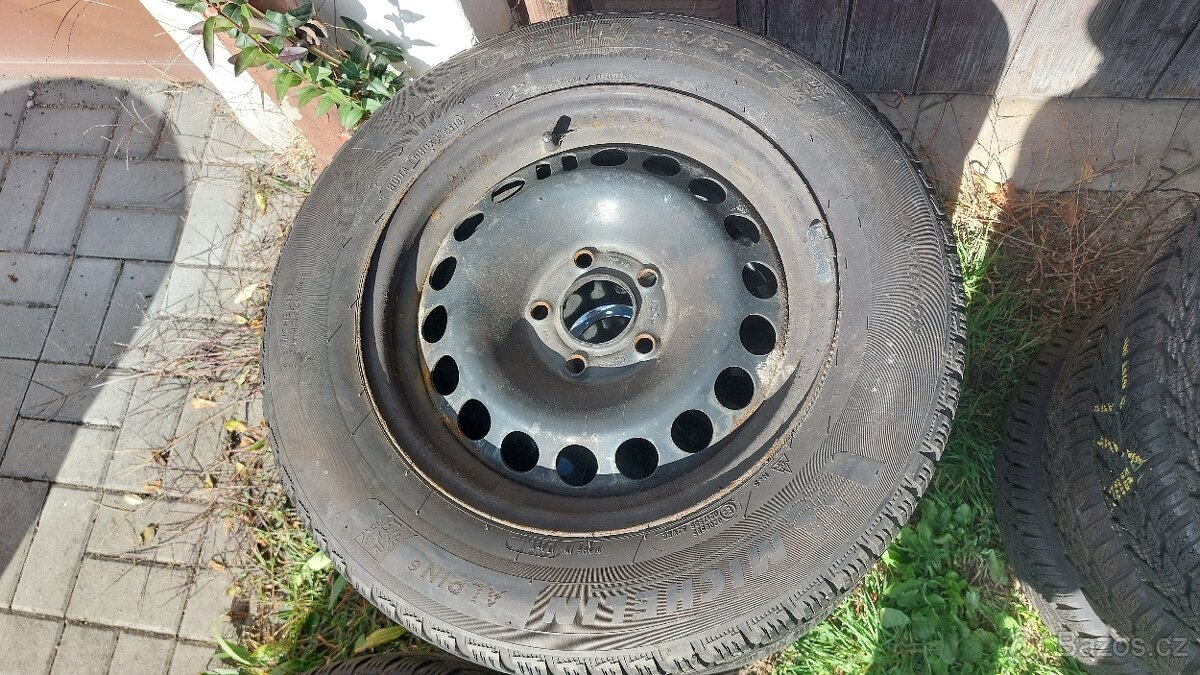 Kola zimní 15", orig. OPEL, rozteč 5x110mm, pneu 195/65/15 - 3