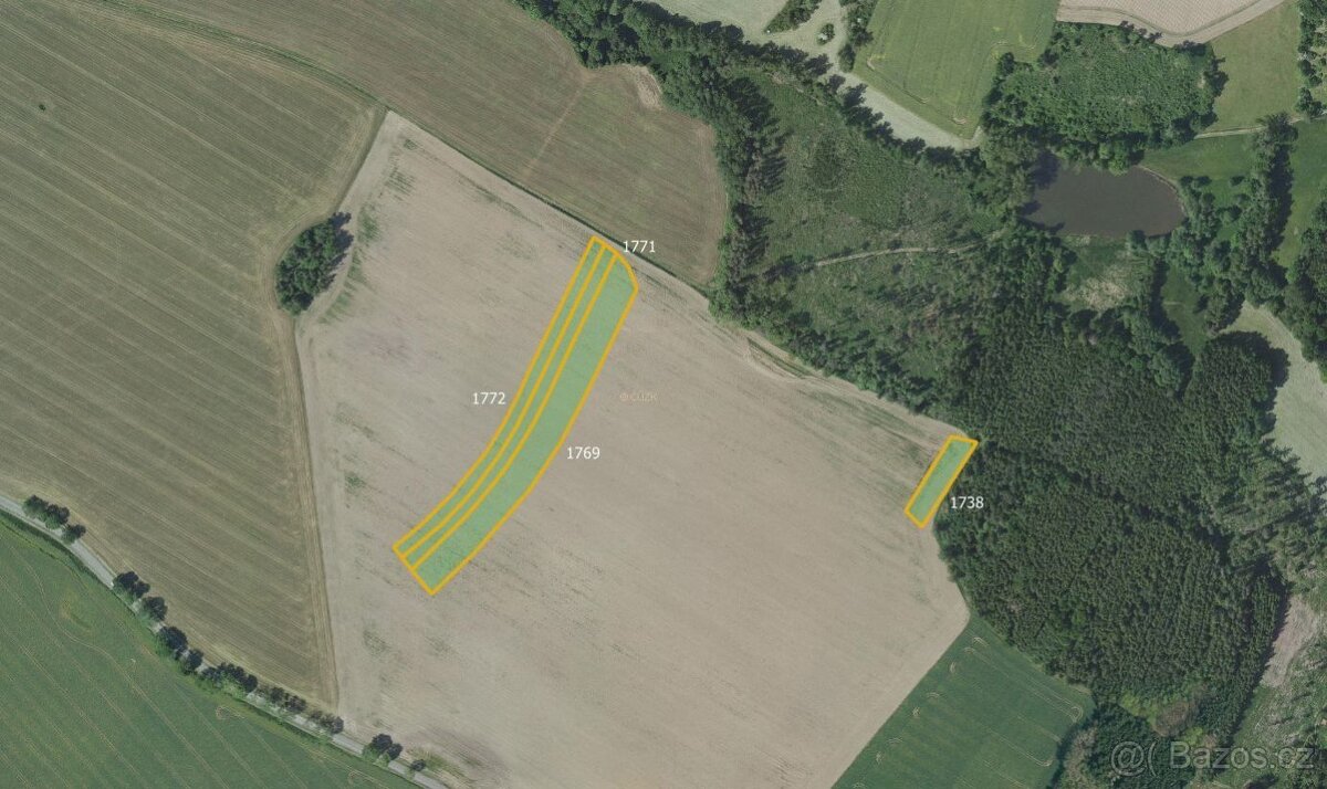 Zemědělská půda, prodej, Křivsoudov, Benešov - 3