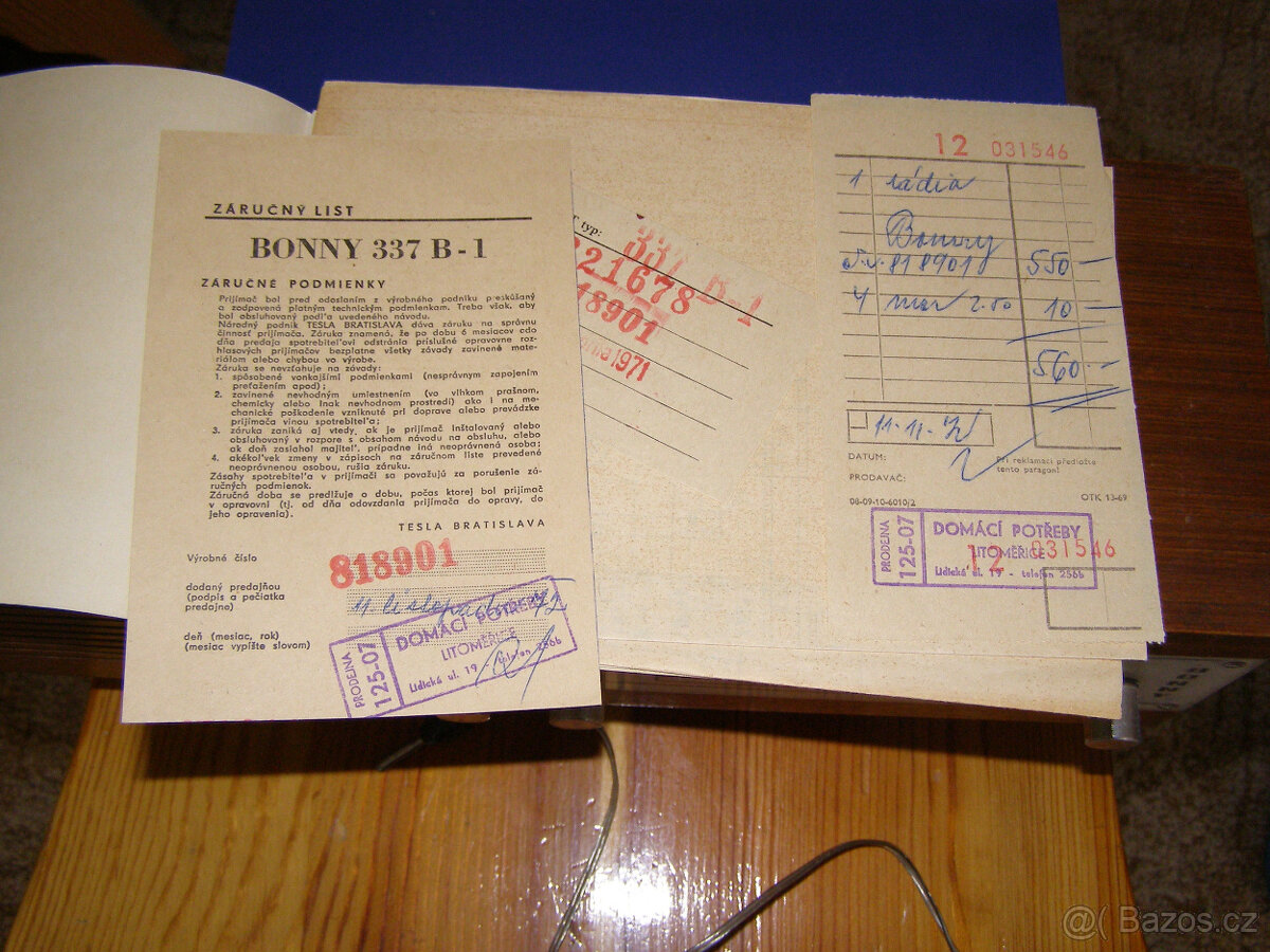 Staré rádio BONNY - 3