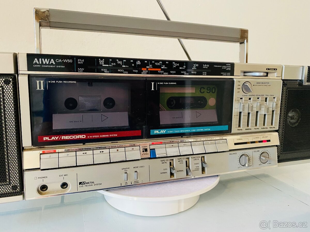 Radiomagnetofon Aiwa CA-W50, rok 1986 - 3