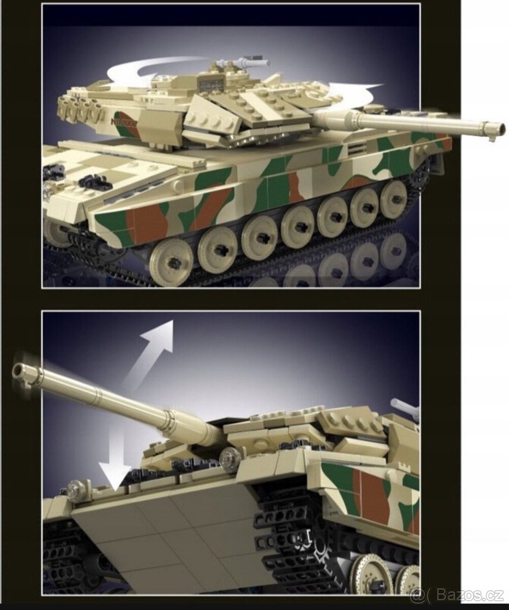 Mould King 20020 Německý tank Leopard 2 R/C - 3