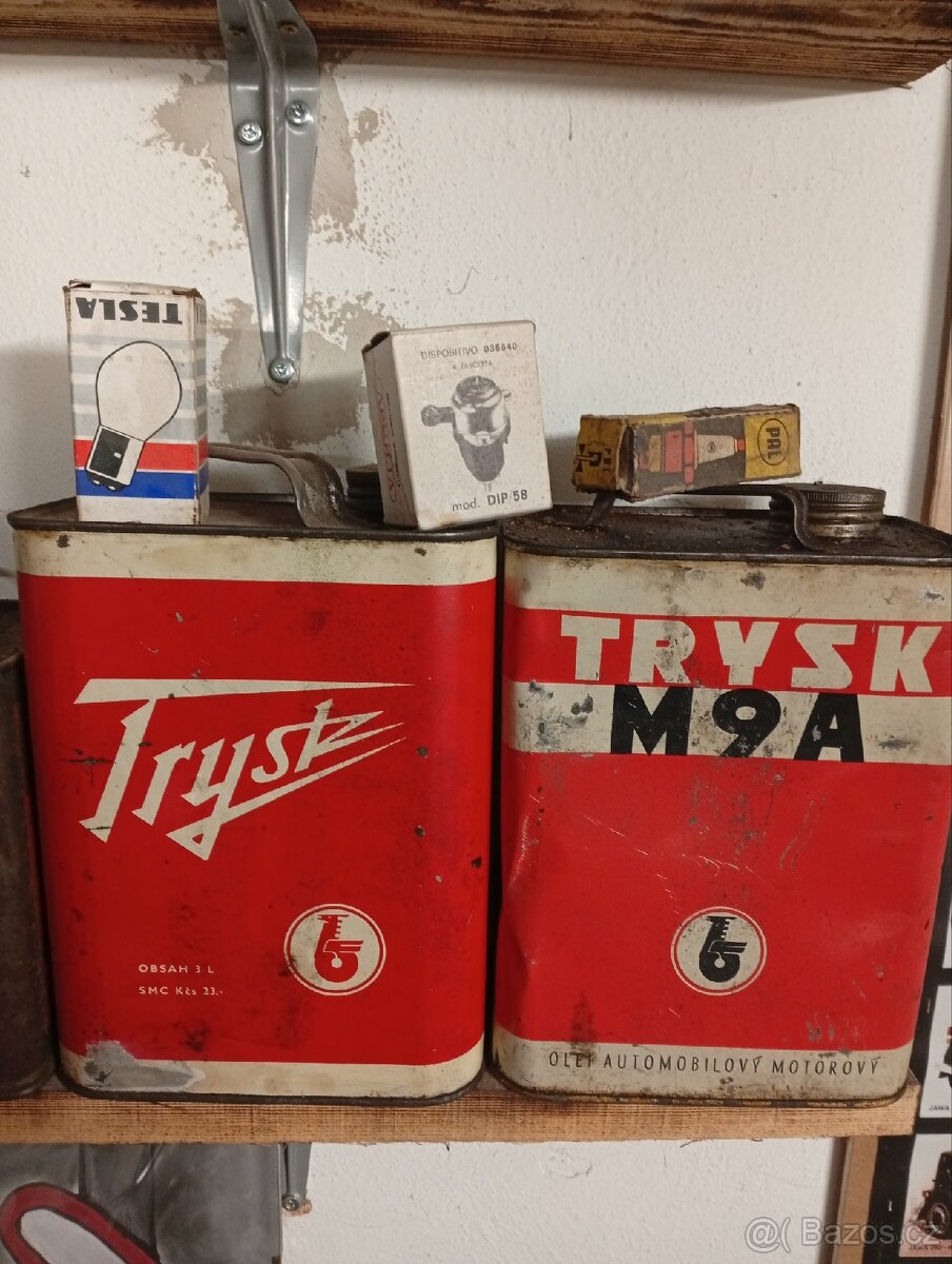 Retro plechovky a dekorace - 3