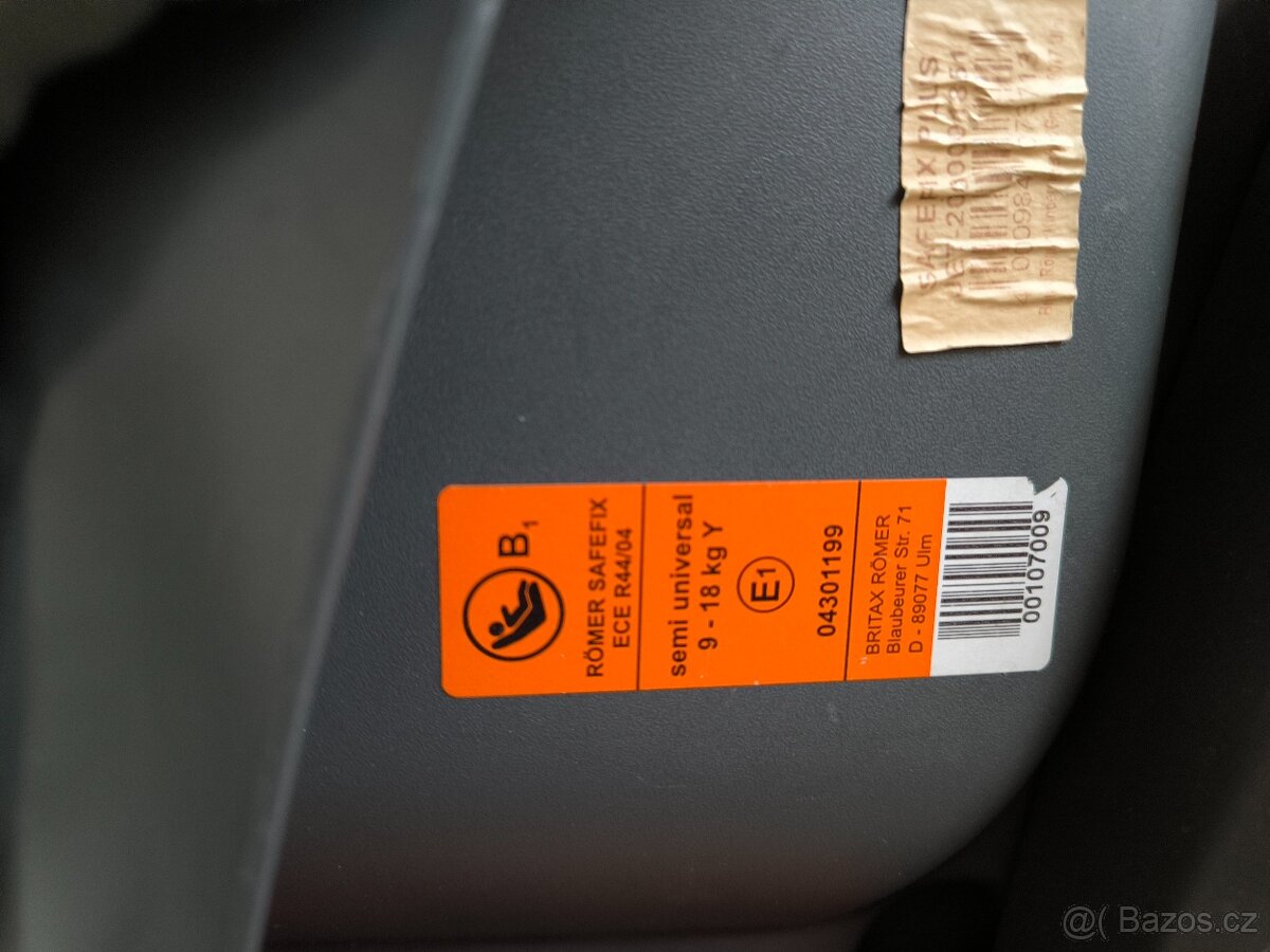 Autosedačka pro dítě, Römer - 3