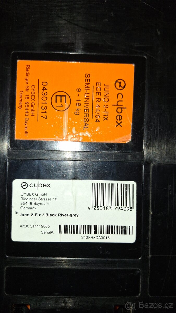 Autosedačka Cybex - 3