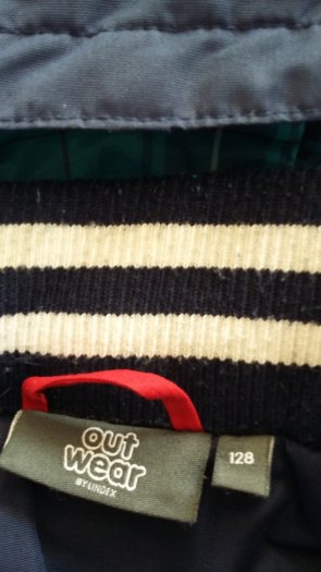 ZIMNÍ ČI PŘECHODOVÁ BUNDA vel. 128; chlapecká. - 3