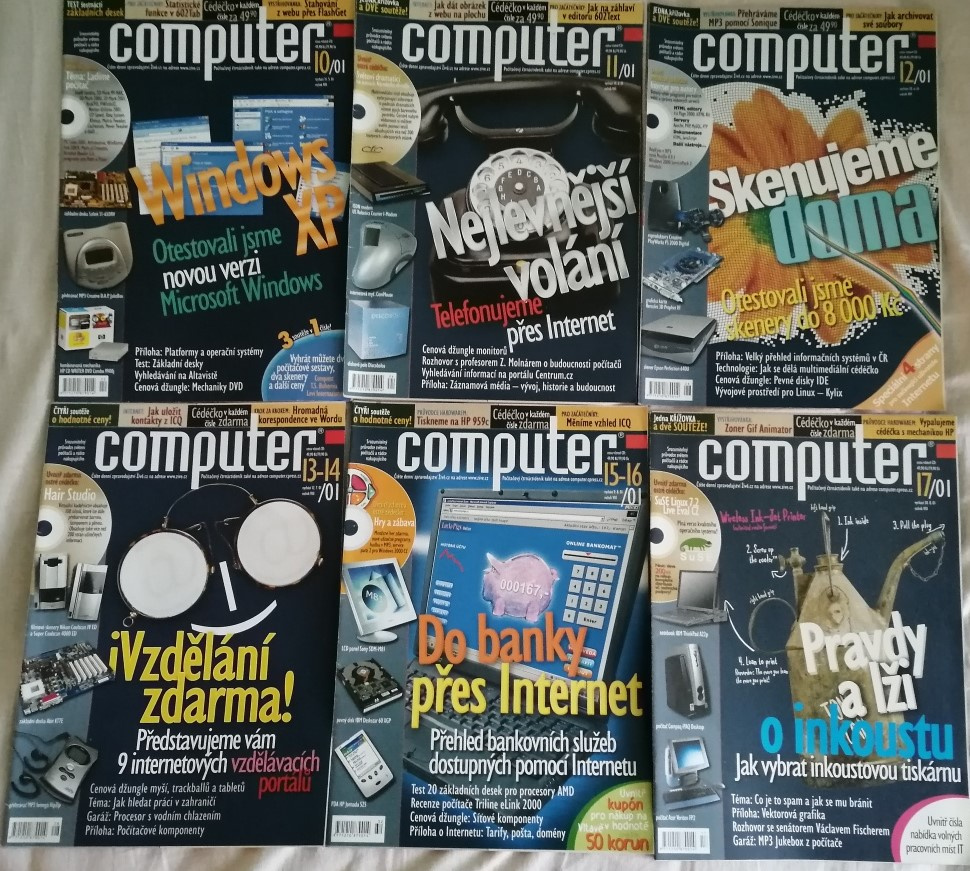 Časopis COMPUTER rocnik 2001 Jarni SLEVA - 3