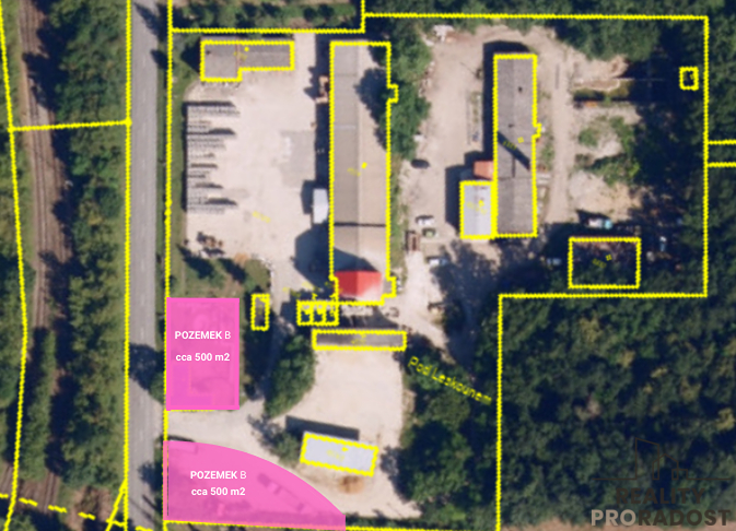 Prodej komerčního pozemku cca 1000 m2 v Moravském Krumlově - - 3