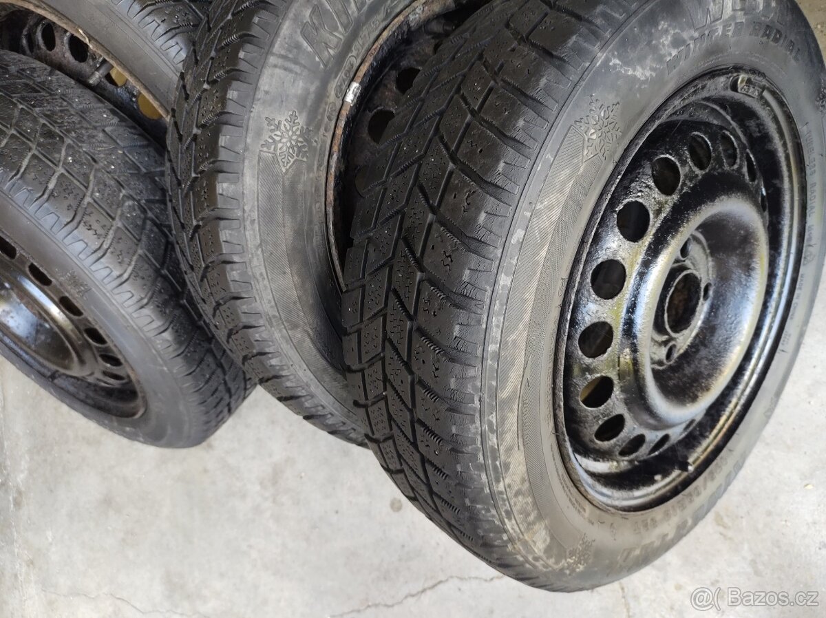 175/65 R14 ZIMNÍ + disky4x100 - VYSOKÝ HRUBÝ VZOREK - 3