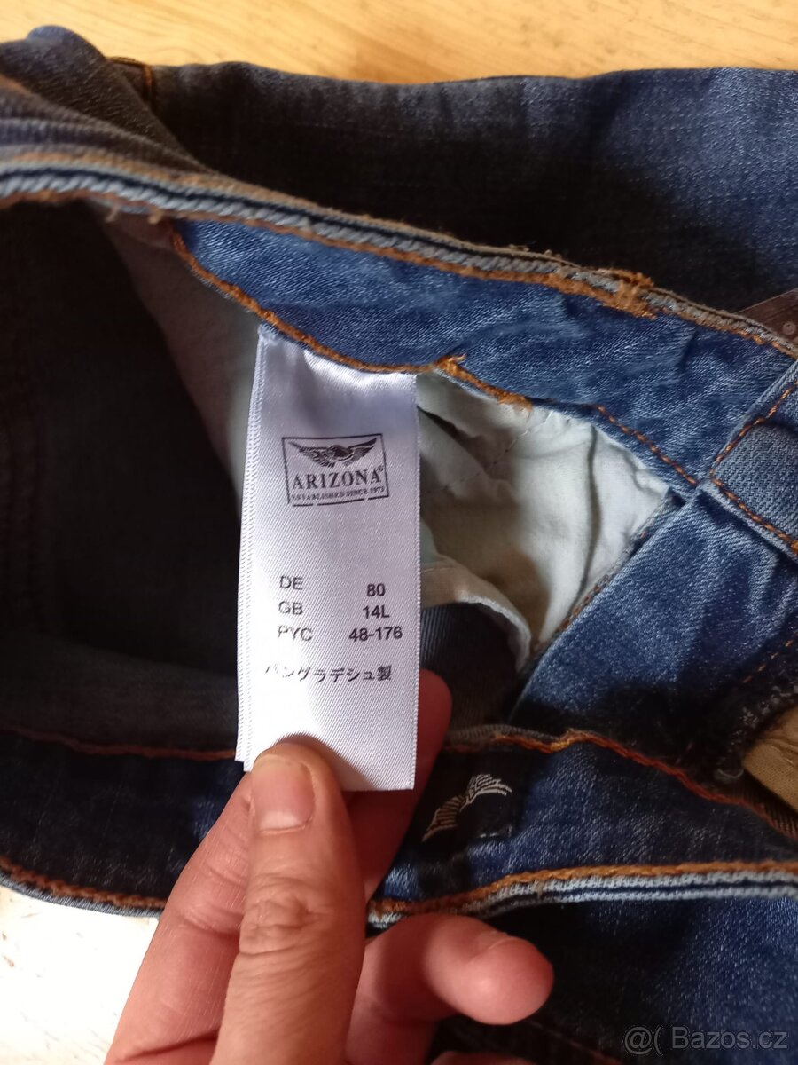 dámské prodloužené džíny arizona 40 - 3
