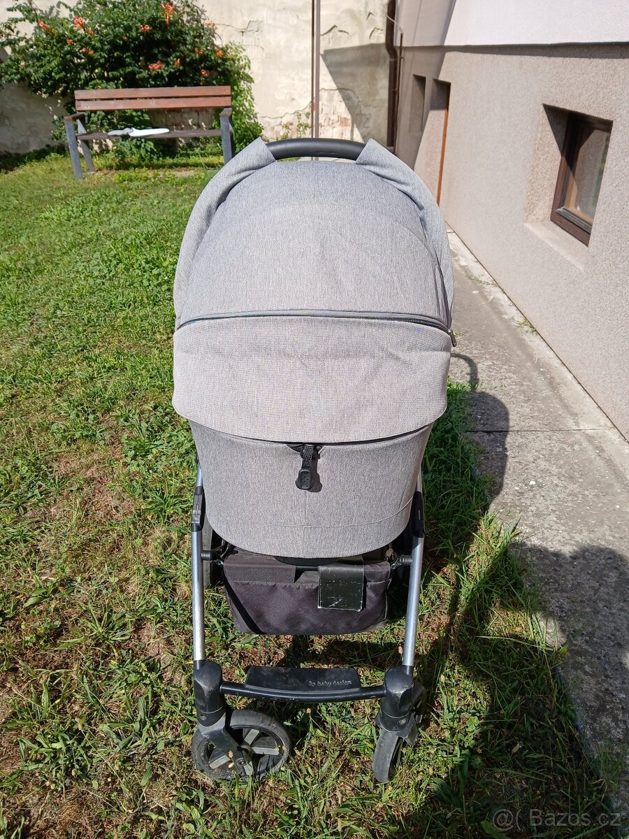 Kombinovaný kočár Baby Design Husky s příslušenstvím - 3