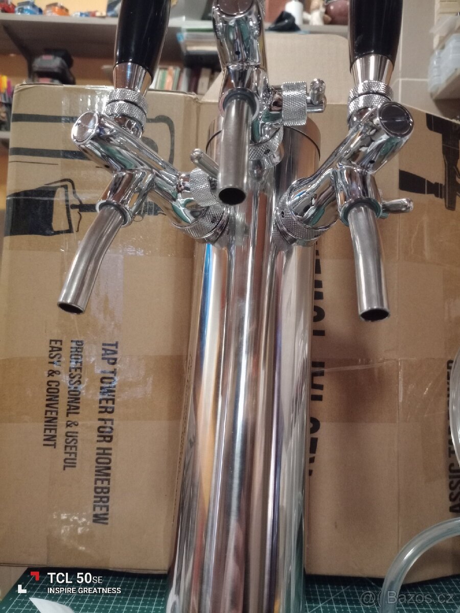 Výčepní pípa 3 pákové kohouty - 3