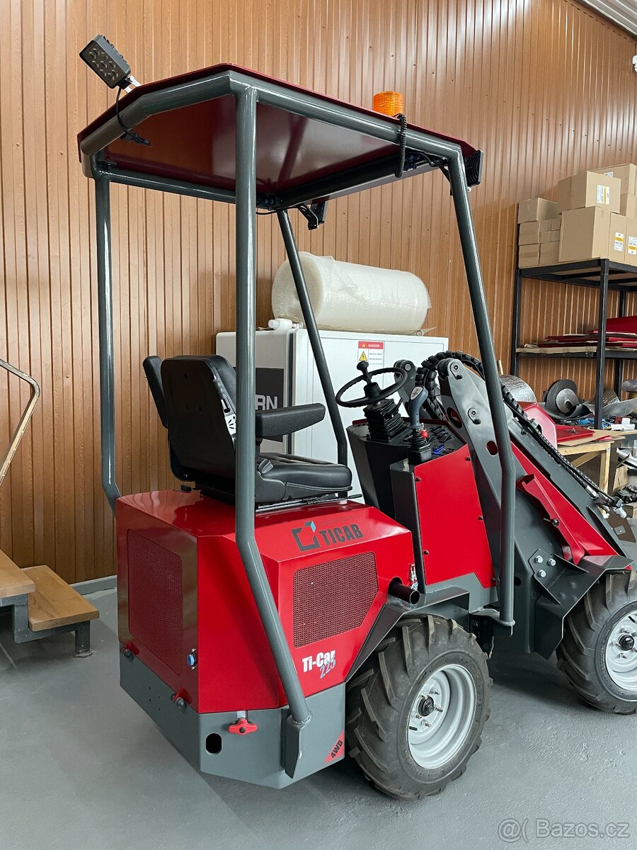Mininakladač Minitraktor Ti car -225 - 3