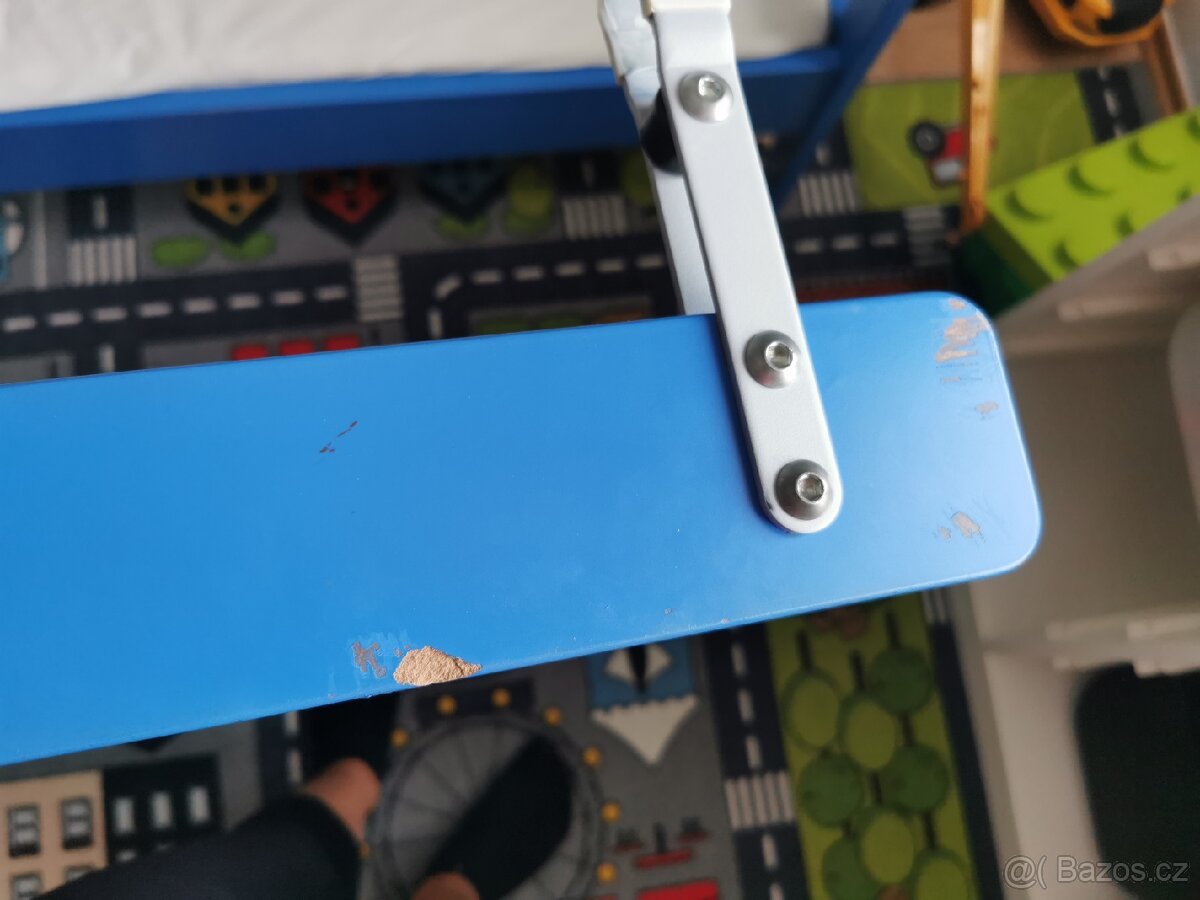 Dětská postel IKEA Kritter modrá - 3