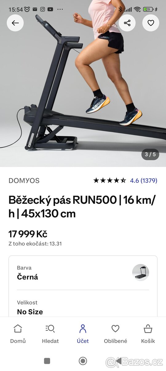 Běžecký pás DOMYOS RUN 500 - 3