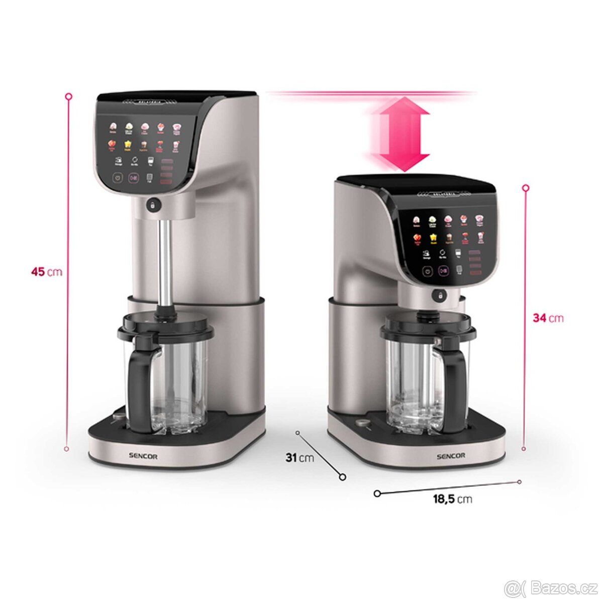 Zmrzlinovač Sencor SIC 5050WS (nový) - 3