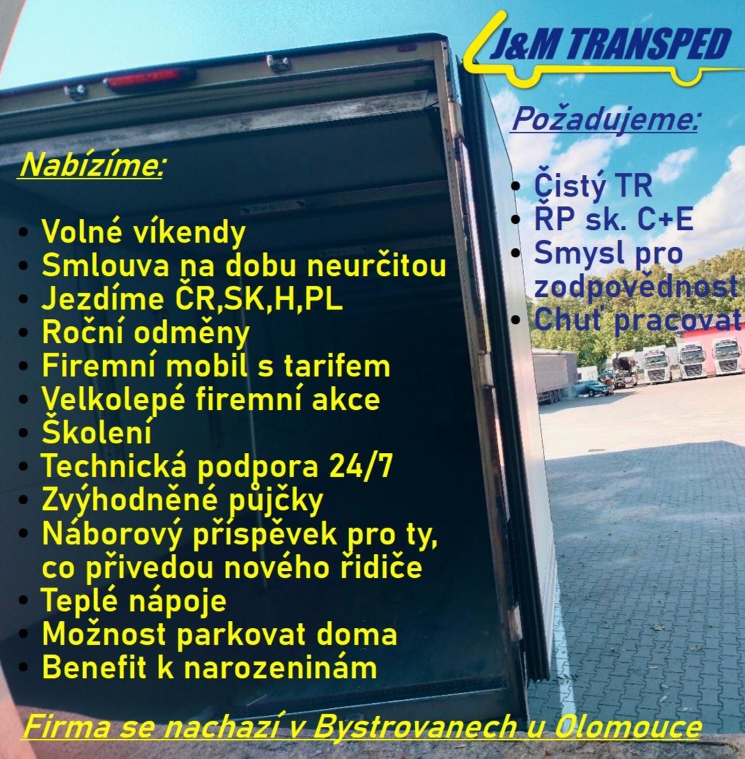 Řidič kamionu pro J&M Transped - 3