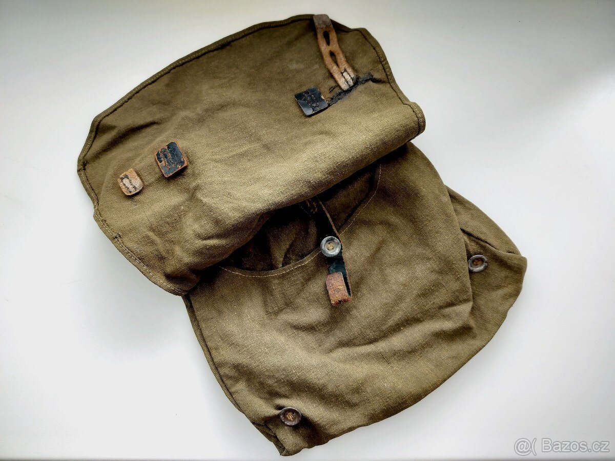 Originál malá polní Wehrmacht Brotbeutel M31 WH batoh - 3