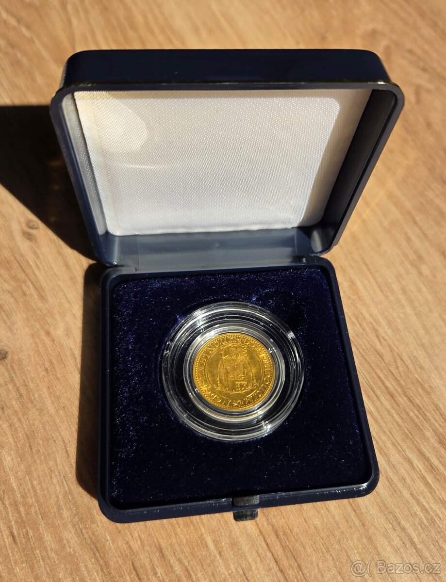 Svatováclavský dukát z roku 1928 se znal. posudkem - 3