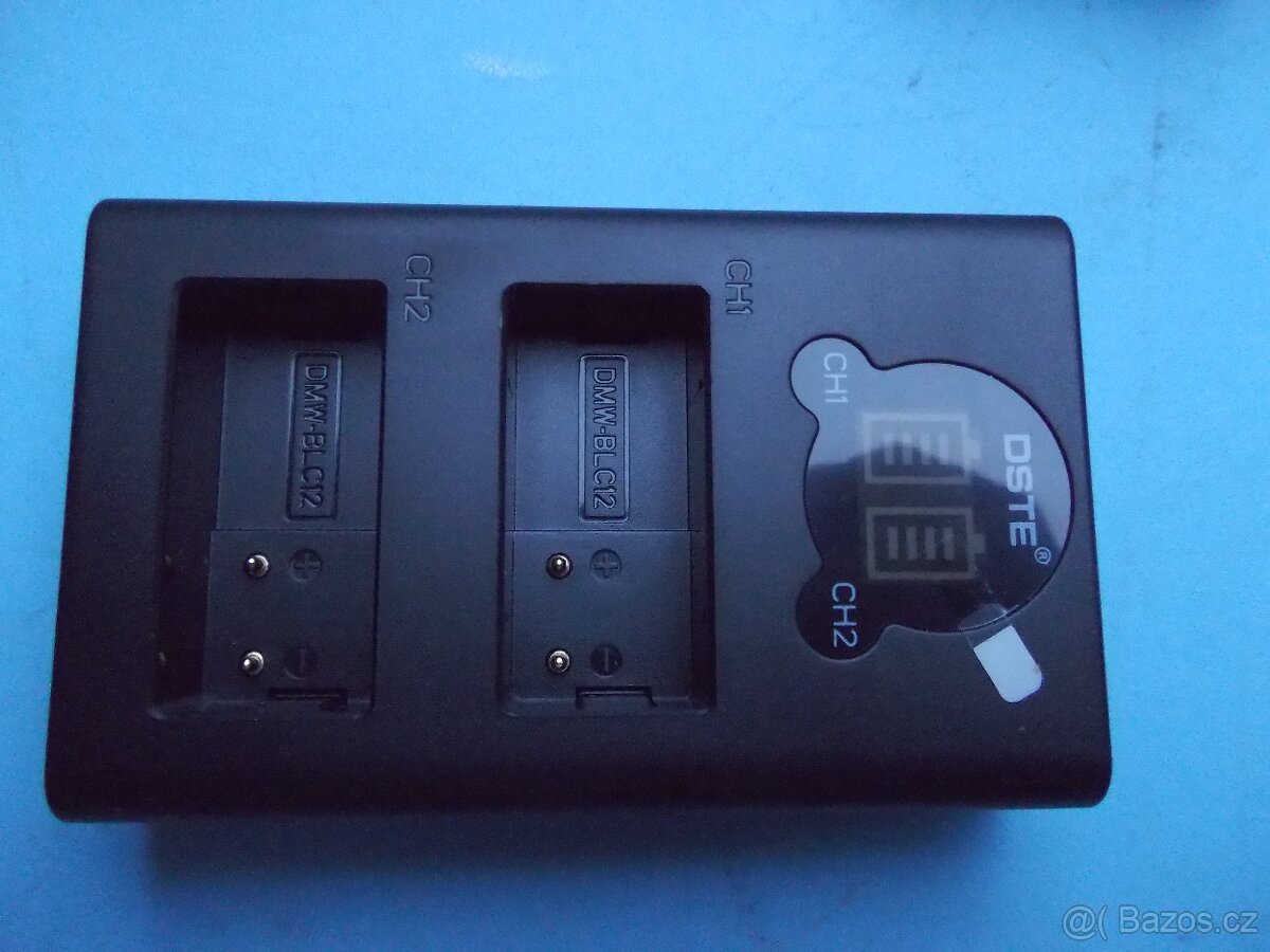 Panasonic, Leica - rychlonabíječka a 2ks baterií 1700mA - 3