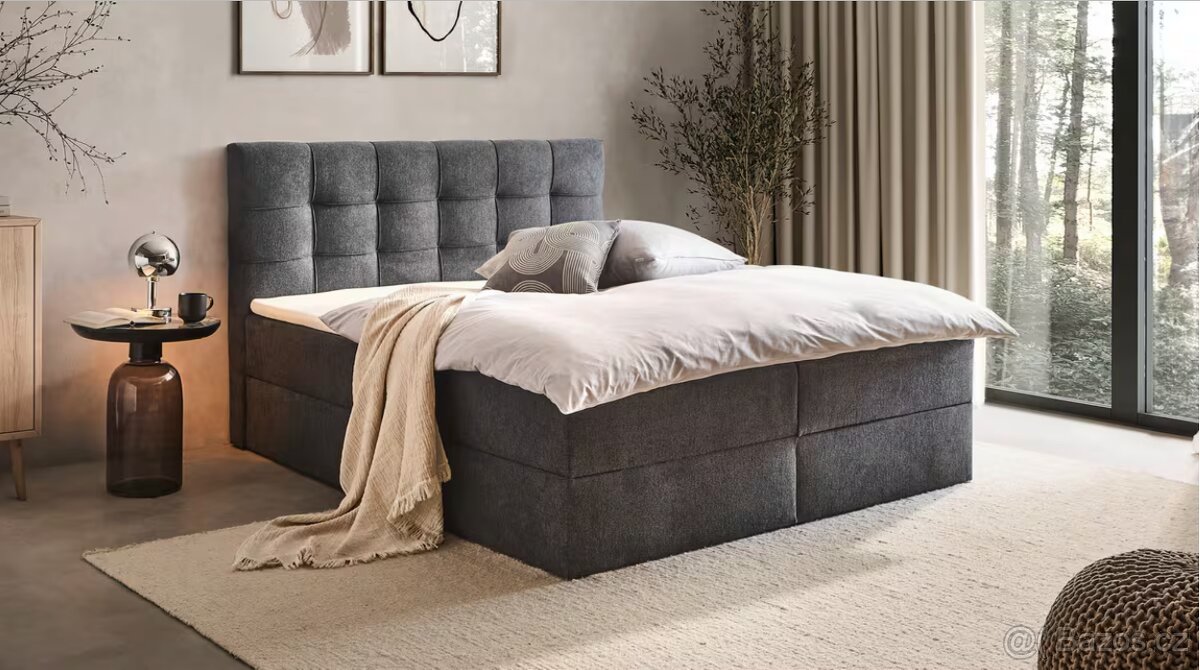 Čalouněná postel Kati 160/180x200cm Nová - 3