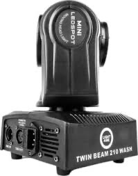 Prodam 4 krát LIGHT4ME TWIN BEAM 210 WASH mini moving head - 3