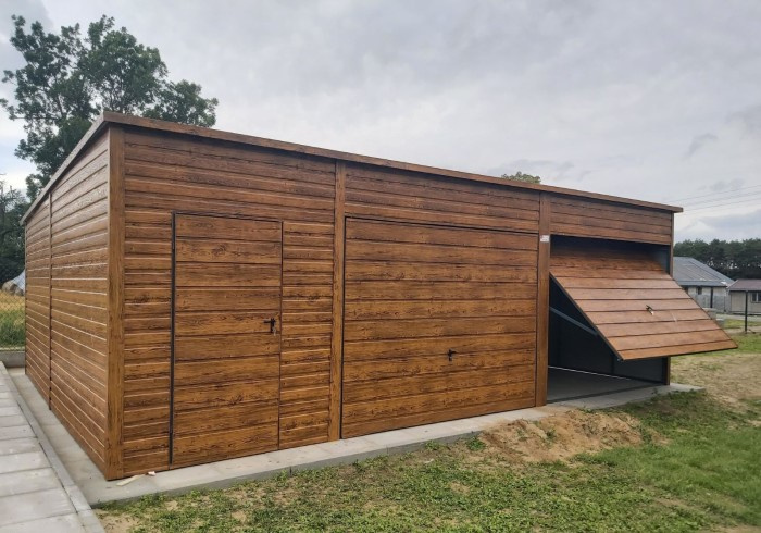 Plechová garáž 8x6 - 3