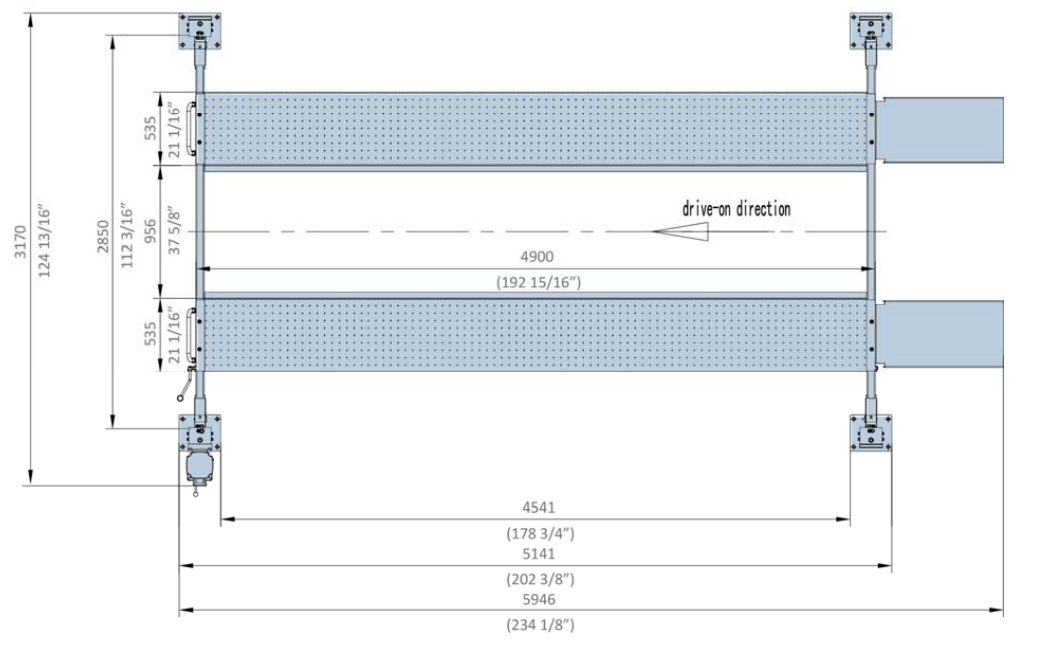 Parkovací zvedák EE-6445P SLEVA - 3