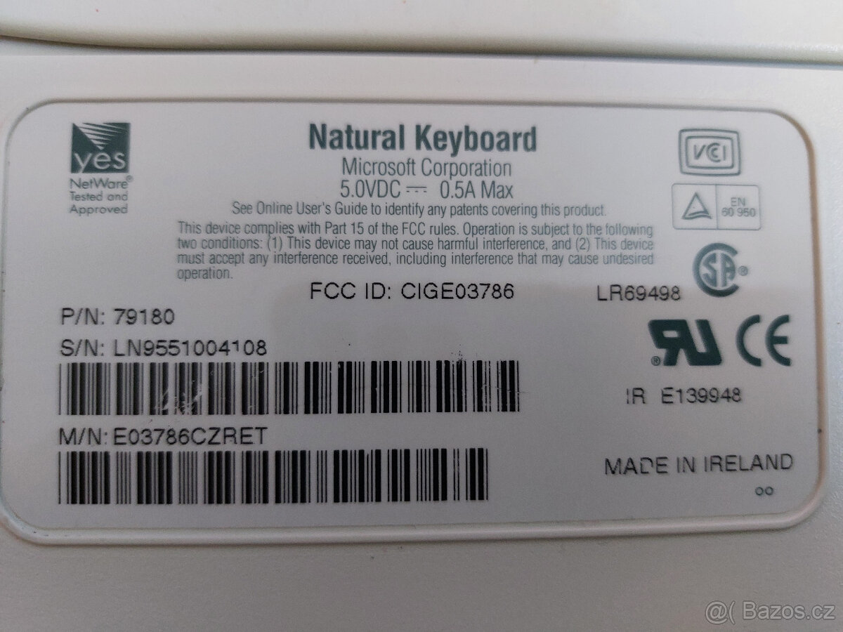 Klavesnice Microsoft ergonomicka, investice - 3