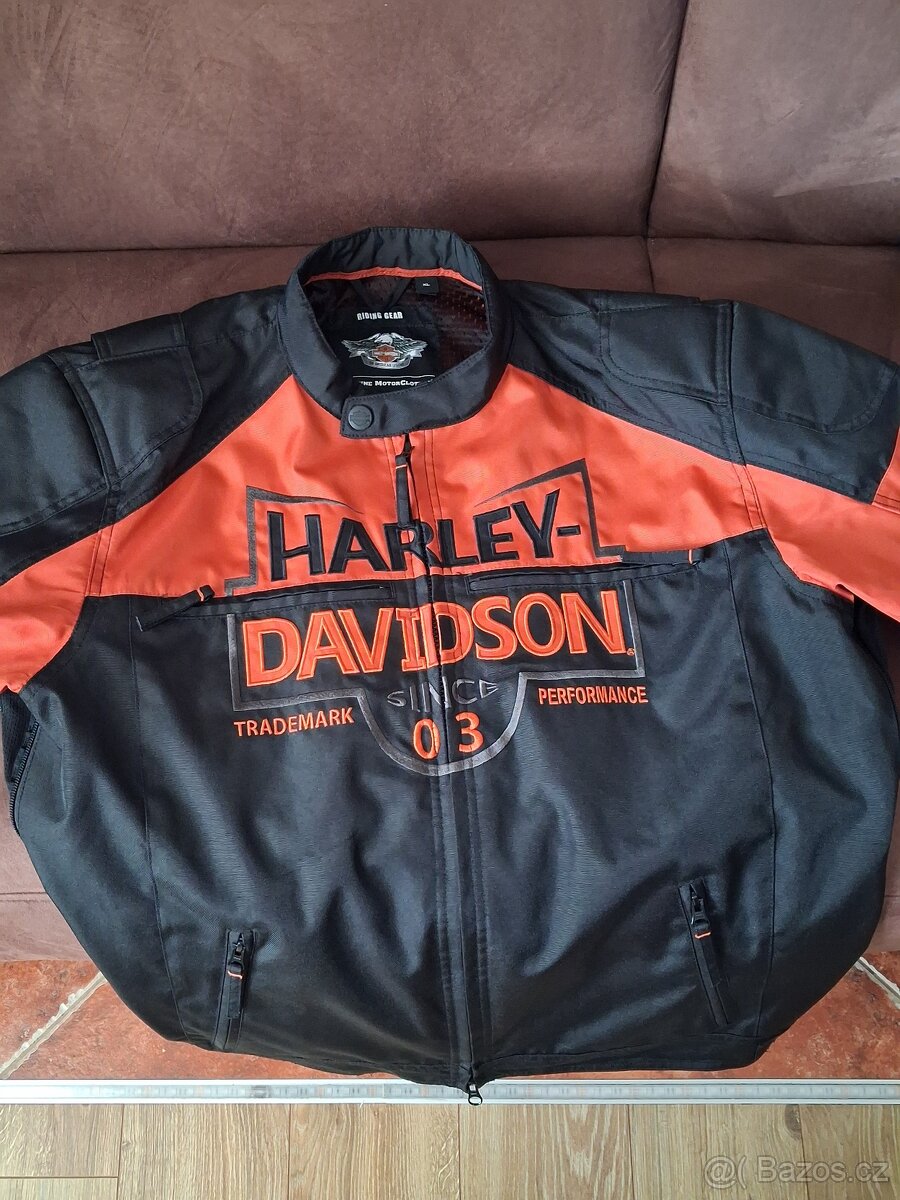 Prodám bundu textil. Harley davidson - 3