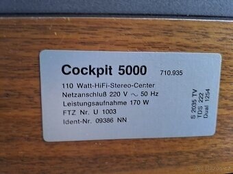 trojkobinace Cockpit 5000 s gramofonem Dual 1254 - 3
