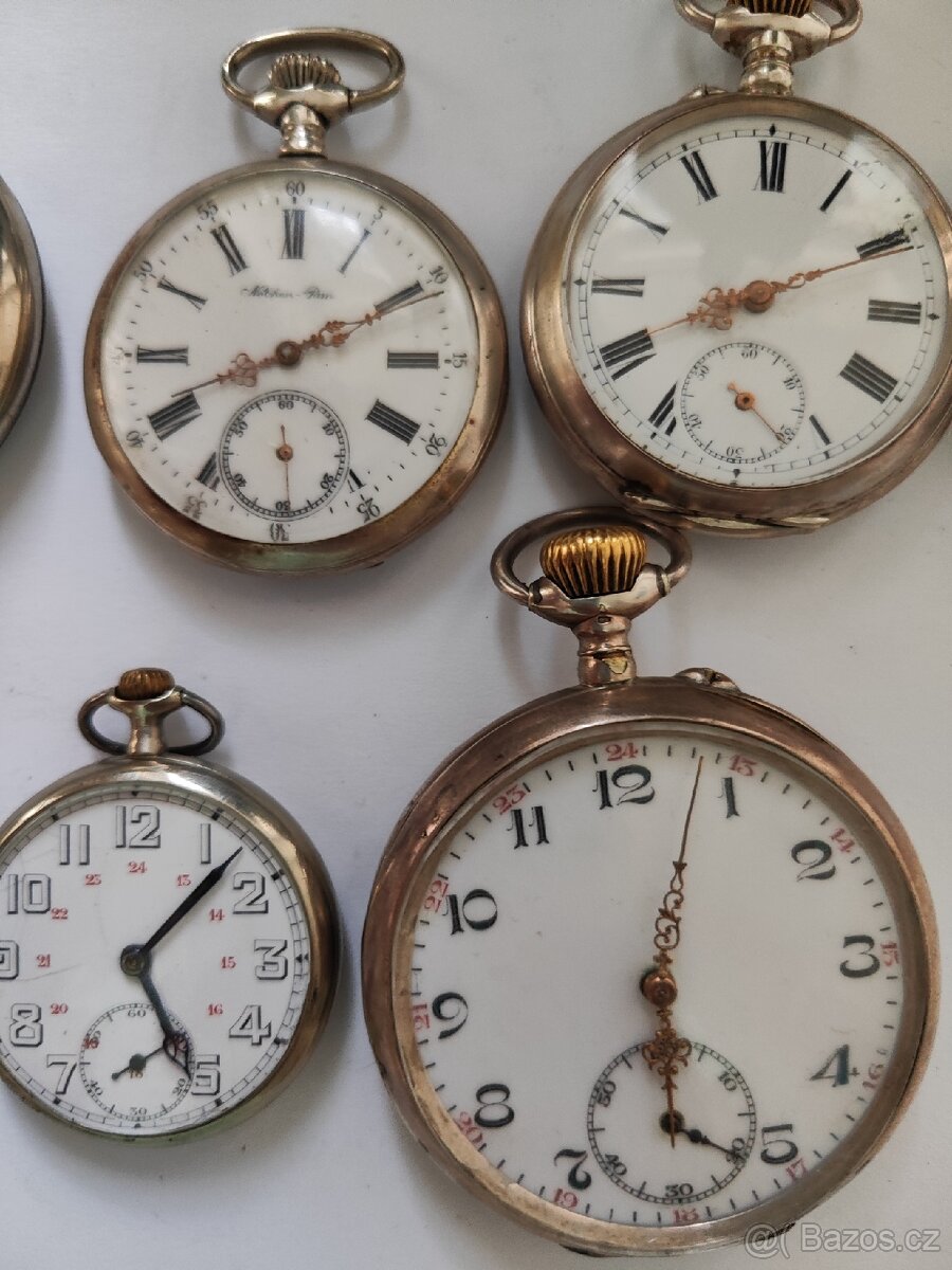 8x kapesni hodinky DOXA NATHAN LANCO CREMETA - 3