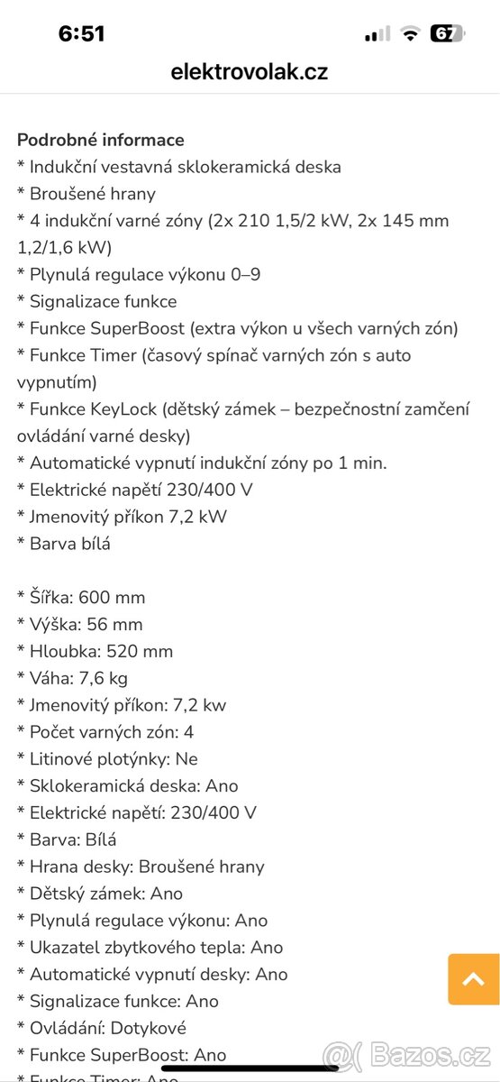 Indukční varná deska Mora - 3