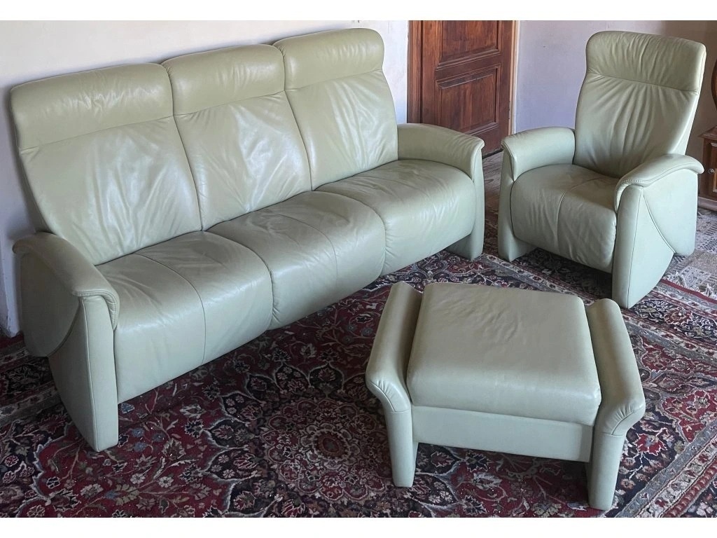 Luxusní moderní kožená souprava 3+1,2706 - 3